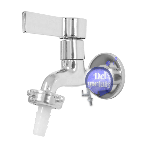 Torneira Para Jardim Tanque Metal Alavanca Cromada 1128 C65