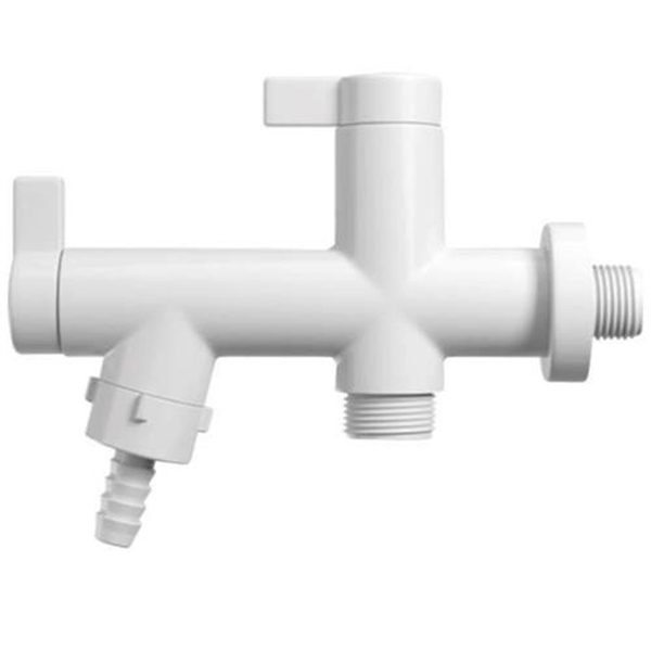 Torneira Para Lavanderia E Máquina De Lavar Hydraplus Branca