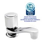 Torneira Para Lavatório 1194 C40 Cromada Com Canopla Casagran