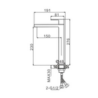 Torneira Para Lavatório Água Fria Bica Alta Cromada Madrid -