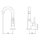 Torneira Para Lavatório Bica Móvel 1/4 P61 Japi
