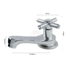 Torneira para Lavatório Cruzeta C31 Cruz de Malta - 100% Meta