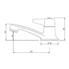 Torneira Para Lavatório De Mesa Abs Bca 1/4 Dn15 1194ihb Japi