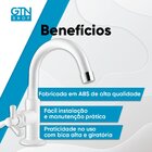 Torneira Para Lavatório De Mesa Bica Alta Pacific Branca