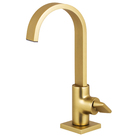 Torneira Para Lavatorio De Mesa Dourado Fosco Samer Metais