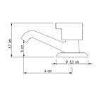 Torneira Para Lavatório J4 1/4v Dn15 Japi