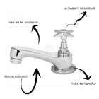 Torneira Para Lavatório Metal - 1193 - C23 Casagrande Mundial