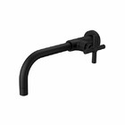 Torneira para Parede de Banheiro Bica Reta Black Matte Duna Classic Deca