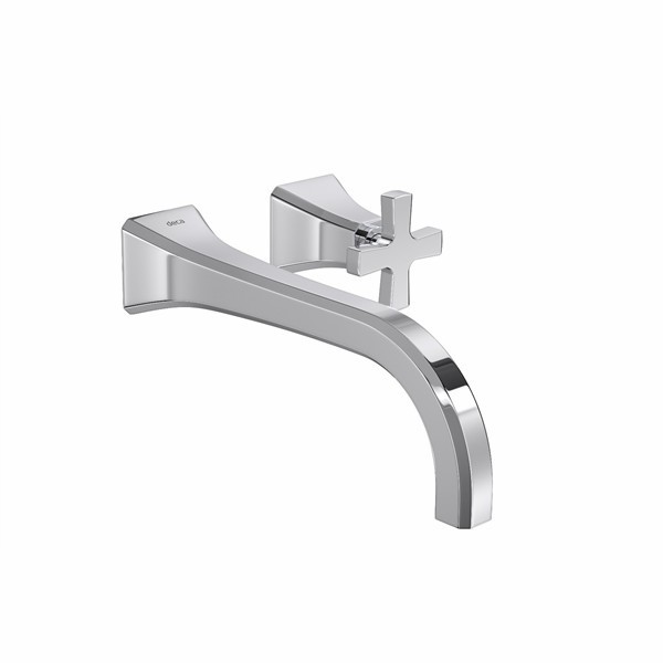 Torneira para Parede de Banheiro Bica Reta Cromada Wish Deca