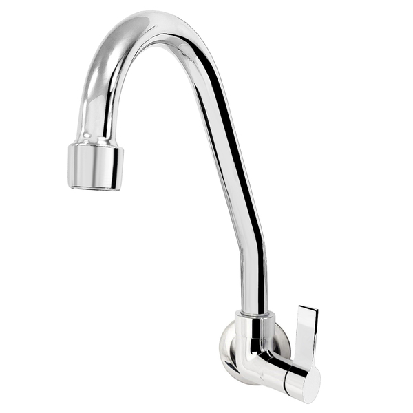 Torneira para Parede de Cozinha Bica Alta Cromado C70 Tidra
