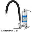 Torneira Para Pia 1162 Com Filtro Parede Acabamento C-61 1/4