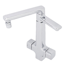 Torneira para Pia com Purificador Bica Alta Prata Filtros C380 Fani