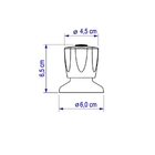 Torneira Para Pia De Banheiro Bica Alta Cromada 1195