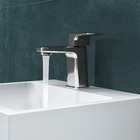 Torneira para Pia de Banheiro Bica Baixa Prata Remix Sensea