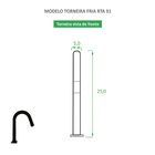 Torneira Para Pia De Banheiro Bica Baixa Quadrada Curva Preta