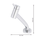 Torneira para Pia de Banheiro Bica Média Cromada Nova Lóggica Docol
