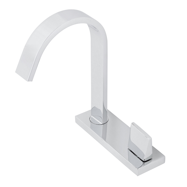 Torneira para Pia de Banheiro Lateral Bica Média Cromada Prima Fani