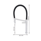 Torneira para Pia de Cozinha Bica Alta Cromada e Preta Colore Deca