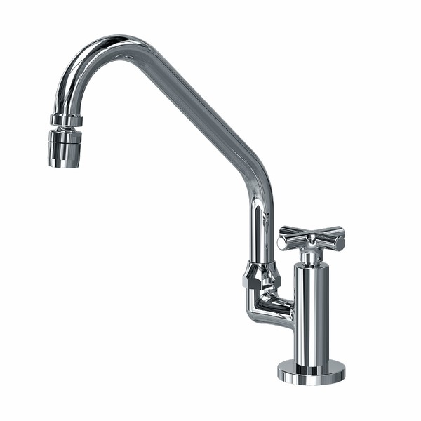 Torneira para Pia de Cozinha Cromada Bica Alta Jade Fani