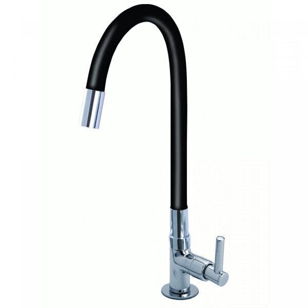 Torneira Para Pia De Mesa Com Bica Flexível 1/2 C-34 1/4 De V