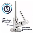 Torneira Para Pia Gourmet Cozinha Flexível Cromada Duplo Jato