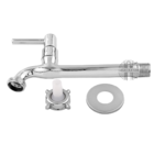 Torneira para Tanque e Cozinha Reta 22cm Metal 1/4 de Volta C