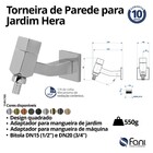 Torneira Para Tanque E Jardim Hera Rose Gold Fani
