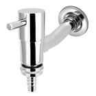 Torneira Para Tanque/jardim Reta Parede Com Bico Metal 1/4v