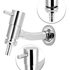 Torneira Para Tanque/jardim Reta Parede Com Bico Metal 1/4v