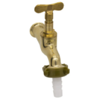 Torneira Para Tanque Ou Jardim C/bucha 1130 Metal Amarelo Cas