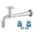 Torneira Para Tanque Ou Jardim C/bucha 1130 Metal Amarelo Cas