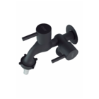 Torneira para Maquina de Lavar de Metal Bica Baixa Preto Fosco Civitt