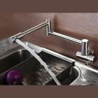 Torneira Parede Articulável Metal Cromada para Cozinha Gourme