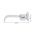 Torneira para Parede de Banheiro Bica Baixa Cromada Next Docol