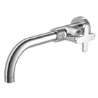 Torneira para Parede de Banheiro Bica Reta Cromada Disco Deca