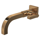 Torneira para Parede de Banheiro Bica Reta Fixa Red Gold Soul Deca