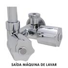 Torneira Parede Bica Móvel Saída Lava Louça 3/4 Del Metais Ex