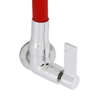 Torneira para Parede de Cozinha Bica Alta Flexível Vermelha Colors Delinia