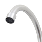 Torneira para Parede de Cozinha Bica Alta Escovada Steel Stoc