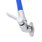 Torneira para Parede de Cozinha Bica Alta Cromada e Azul Colors Flex Delinia