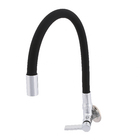 Torneira para Parede de Cozinha Bica Alta Cromada e Preta Colors Flex Delinia