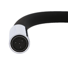 Torneira para Parede de Cozinha Bica Alta Cromada e Preta Colors Flex Delinia