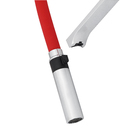 Torneira para Parede de Cozinha Bica Alta Cromado e Vermelho Doc Docol