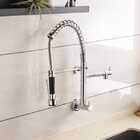 Torneira Parede Cozinha Flexivel Gourmet Luxo Cromado