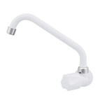 Torneira para Parede de Cozinha Bica Média Branco Foz Viqua