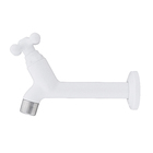 Torneira para Parede de Cozinha Bica Reta Branco Marujá Viqua