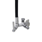 Torneira Parede Cozinha Tanque Maquina Duas Saídas Preto Fosco