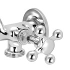 Torneira Parede e Tanque Bica Reta Cromada 2 Saídas Light Stoc