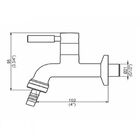 Torneira Parede Jardim - Slim