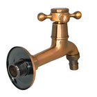 Torneira Parede Jardim Vintage Retrô Vermelho Cobre 60143V